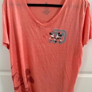 Disney Coral Graphic Tee